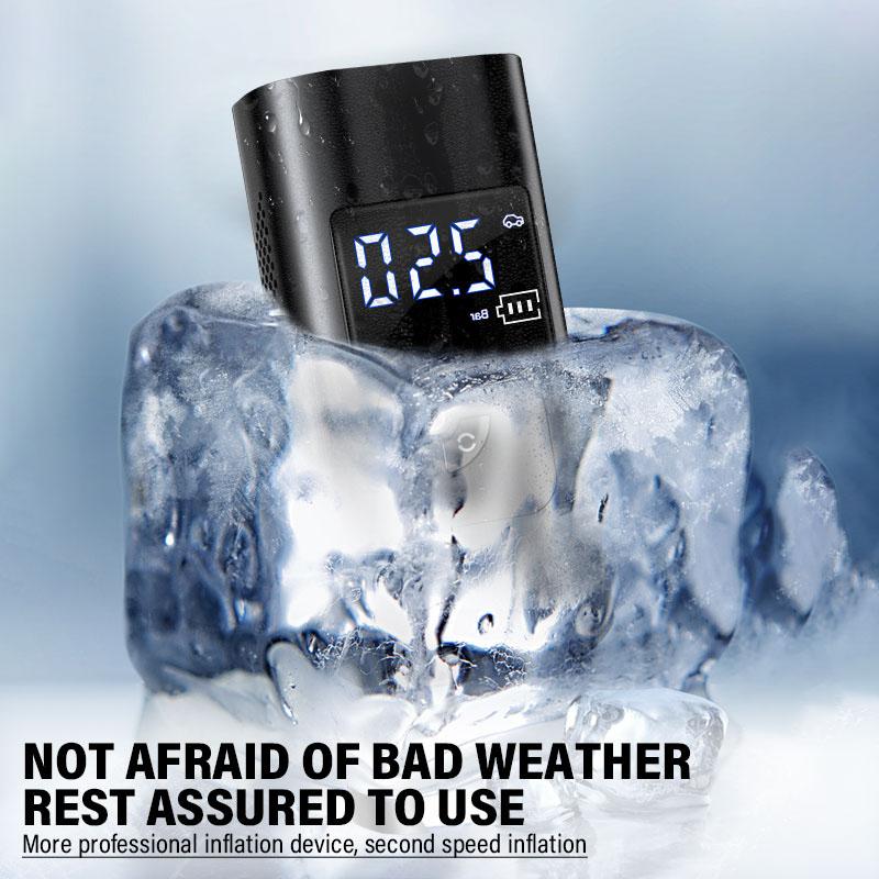 1Pcs Car Tire Inflator Smart Digital Inflatable Pump Emblem Accessories For Skoda SCALA Superb Octavia 2 3 A4 A5 Fabia Kamiq Kapoq Kodiaq Rapid