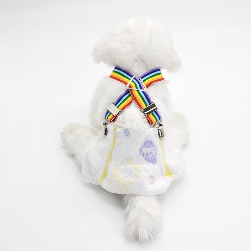 4 Sizes Pet Diapers Suspenders Lightweight Simple Convenient Physiological Pants Fixed Strap
