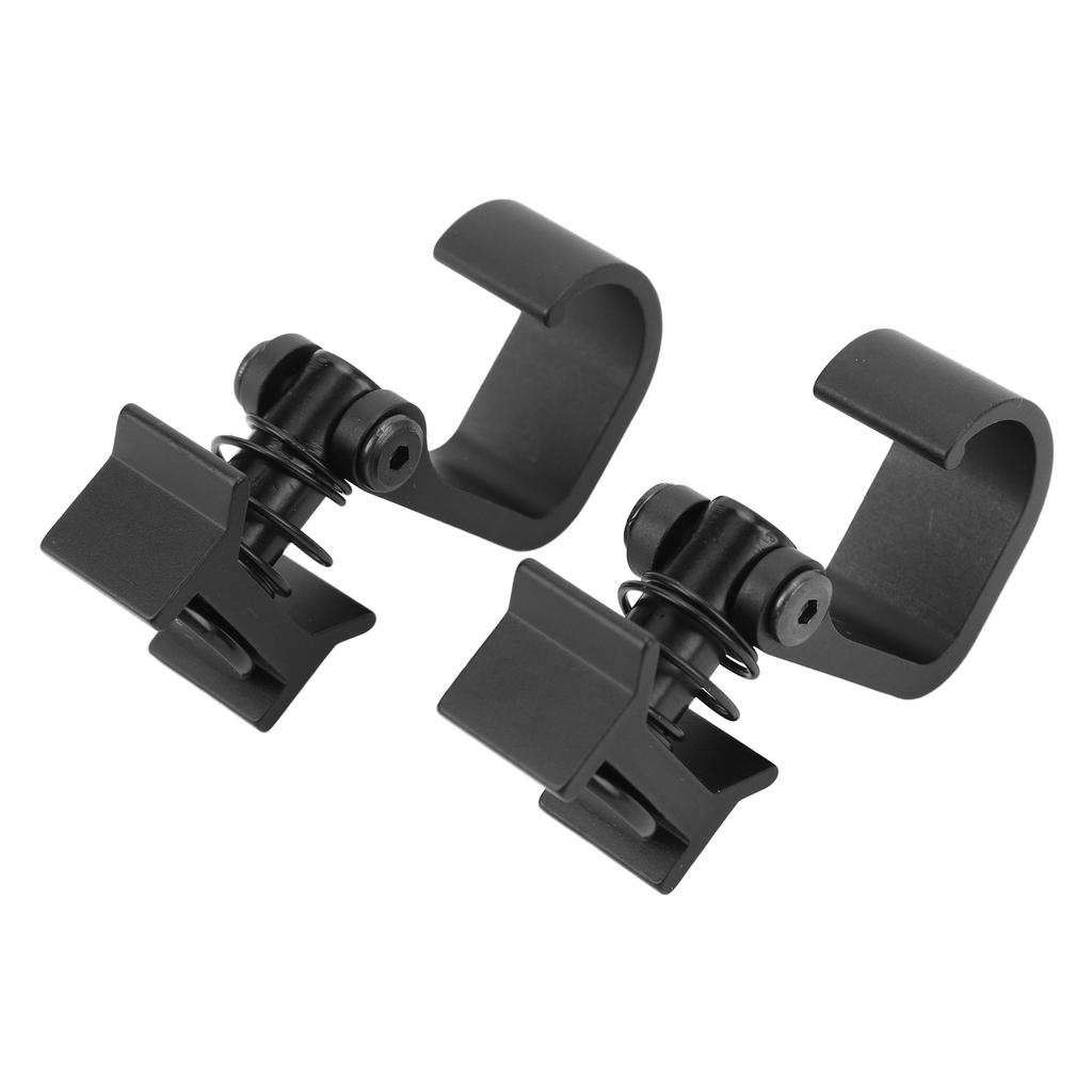 1 Pair L Rail Tie Down Anchor Point 360 Degree Rotation Base Tie Down Single Stud Fitting Hook for Truck Trailer UTV