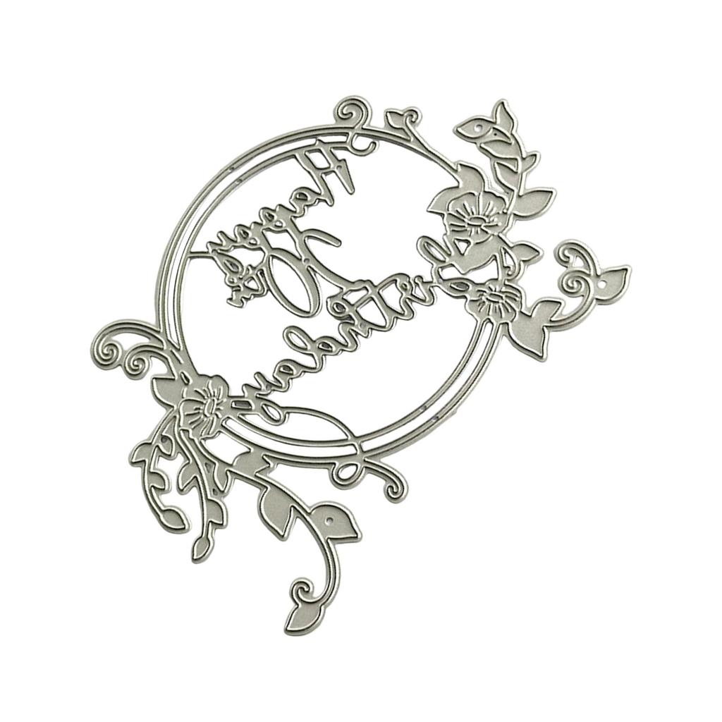 Счастливого 20-летия Металлические вырубки Углеродистая сталь Вырубные ножи Тисненые трафареты для открыток Фото Скрапбукинг Украшения