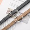 Harajuku Thin Waist Belt Chic Jeans Belts Fashion PU Leather Belt  For Women