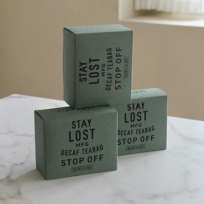 Чайные пакетики кофе без кофеина Декаф Чайный пакетик Остановка (6 упаковок)