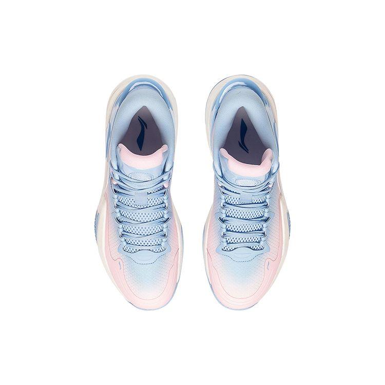 Баскетбольные кроссовки Li Ning Light Speed 1.0 с высокой устойчивостью к истиранию, дышащие, мужские, синие, розовые, ABAS097-5