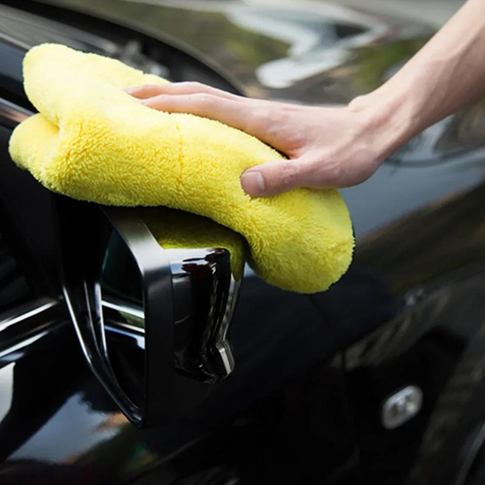 Ultra Plush Microfiber Car Drying Towel Safe on Paint Perfect for Washing Detailing