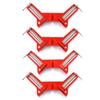 4 PCS 90 Degrees Right Angle Clamp Reinforced DIY Glass Fish Tank Quick Fixing Clip Woodworking