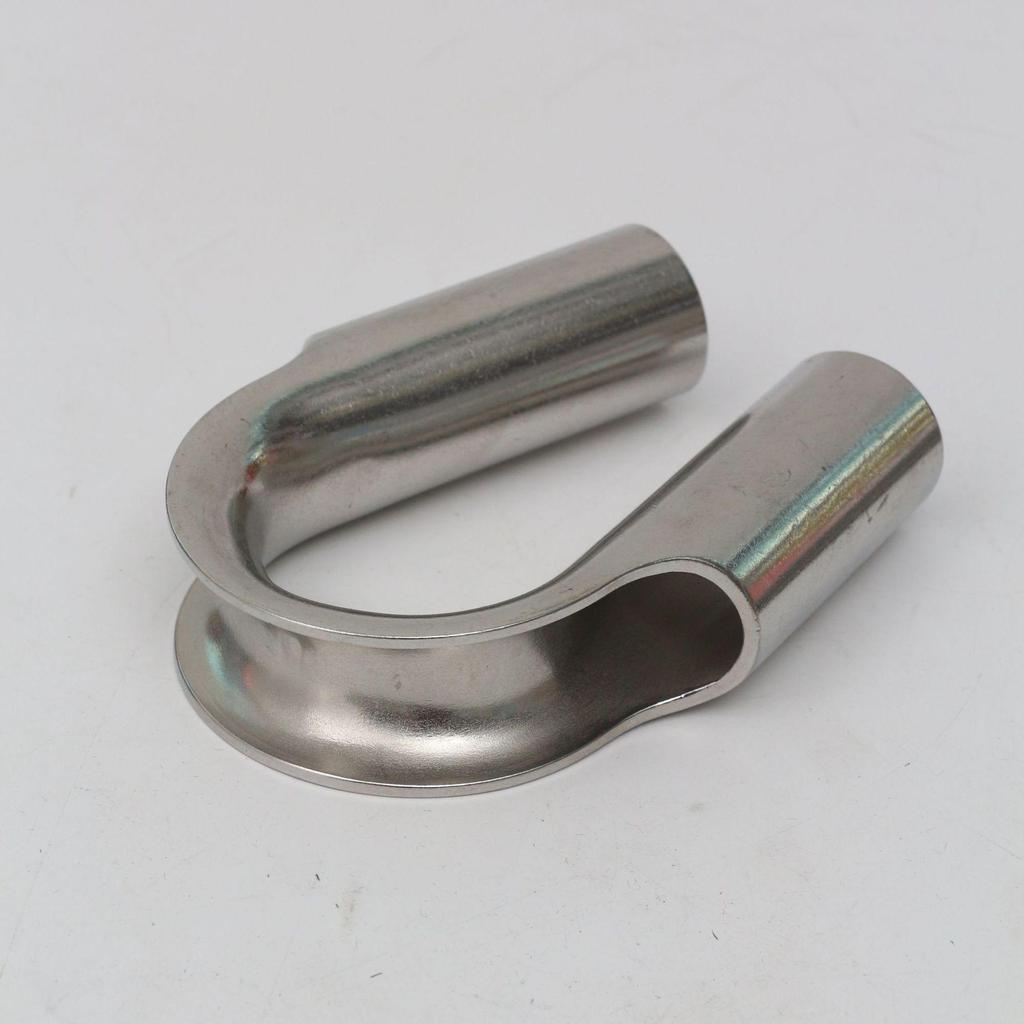304 Stainless Steel Tubular Thimble with Protective Sleeve for Wire Rope Accessories