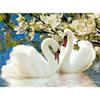 DIY 5D Diamond Painting White Swan Animal Diamond Mosaic Cross Stitch Kit Diamond Embroidery Wall Home Decoration Art