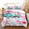 New Bedding Set Print Modern Simple Series Home Textile Bedclothes Microfiber Fabric Beddings Cute Single 140x210cm BedCover