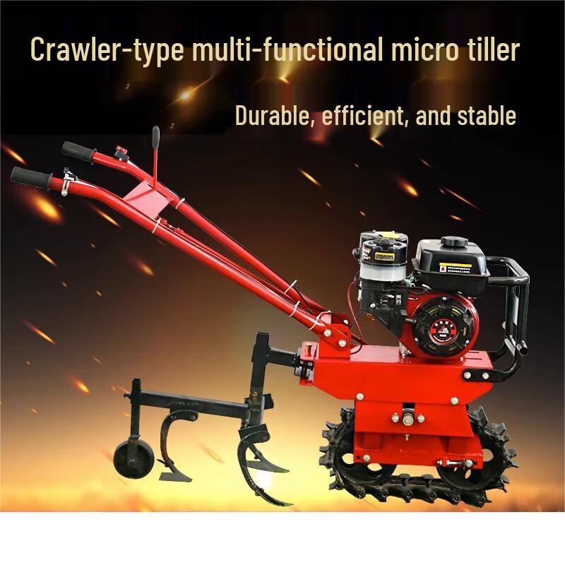 Jūn Lún Gasoline Multifunction Tiller with Reversible Plow CN plug (adapter included)