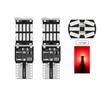 2 шт. светодиодные лампы T10 W5W 4014 24/26SMD Canbus без ошибок, внутренние купольные фонари высокой мощности, автомобильная лампа для чтения, белая, красная, янтарная, 12 В