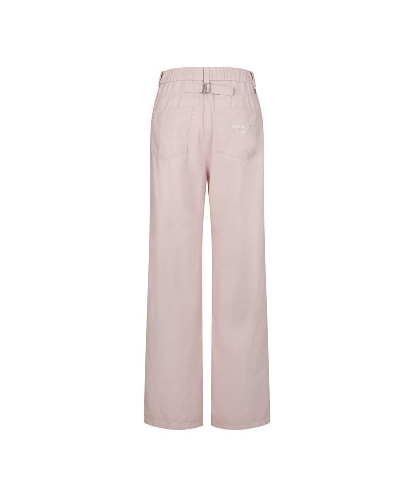 MONDAYFLOW Feel So Good Denim Pants_Light Pink
