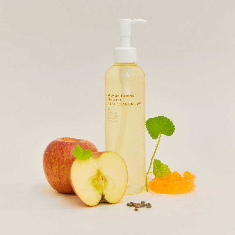 HEVE BLUE Легкое очищающее масло с центеллой лососевой, 250 мл