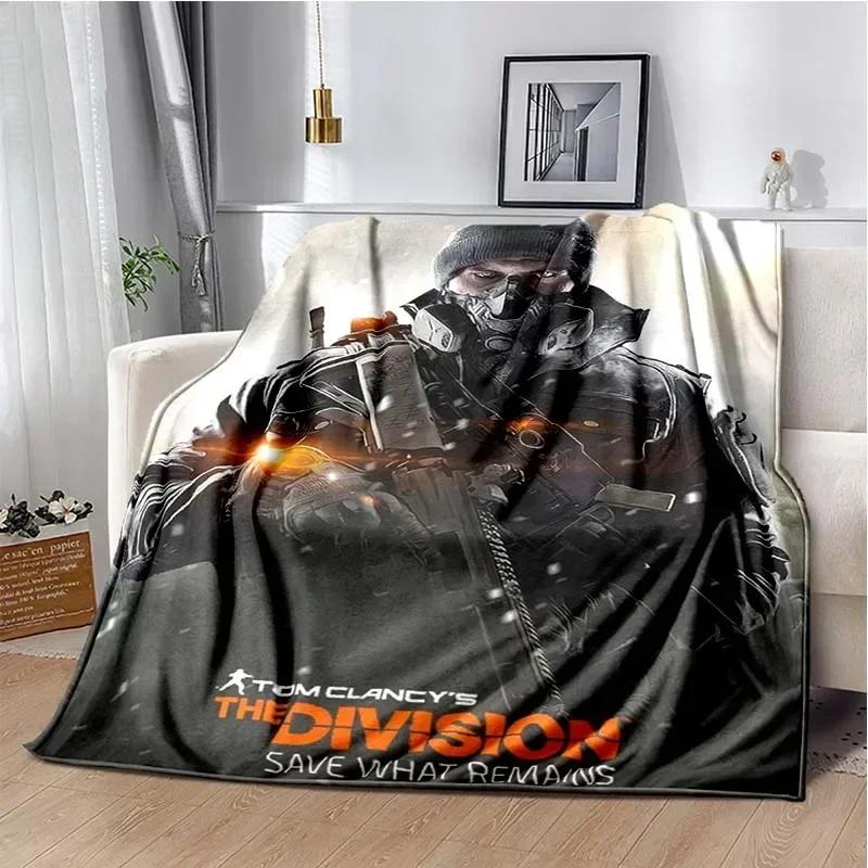 3D The Division 2 фланелевое одеяло для геймеров мягкое теплое плюшевое одеяло для спальни гостиной дивана кровати пикниковое одеяло для мальчиков подарок