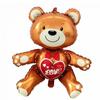Boy Girl Day Love Bear Heart Inflatable Balloon Foil Balloons Party Supplies Decoration MIT