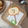 Hand-cranked Pu Fan Bamboo Craft Fan New Handheld Fan  Home Decor