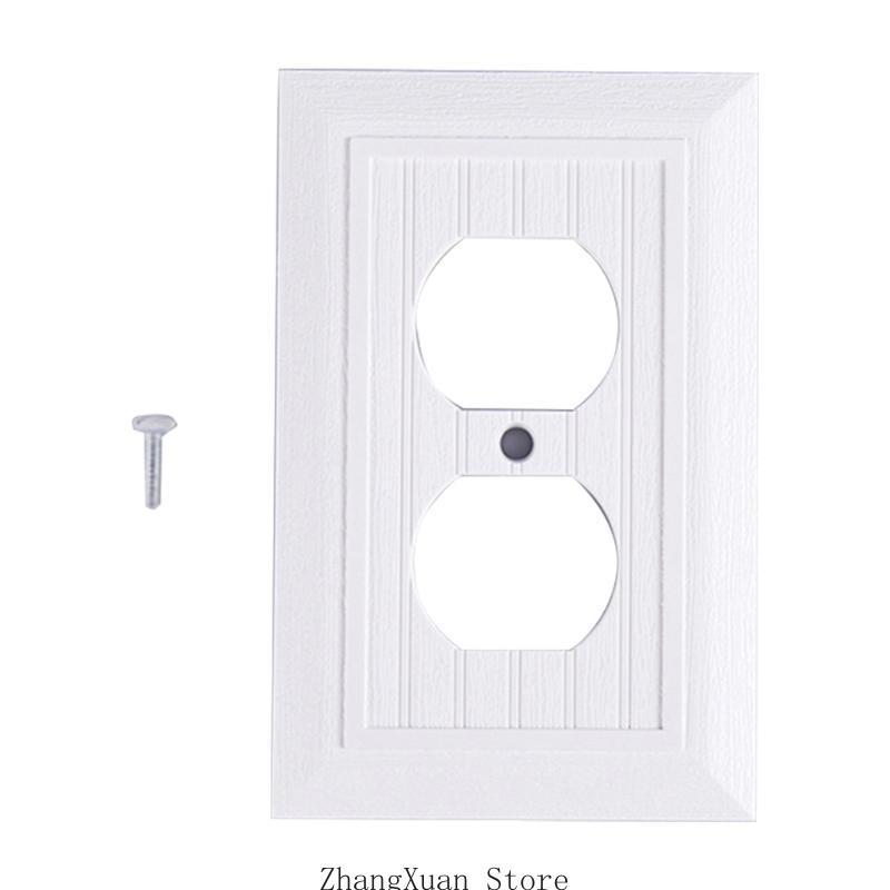 Faceplates Covers Wall Panel Light Switches Socket Cover Standard Wall Switches Receptacle Outlet Covers Easy to Use 3XUF