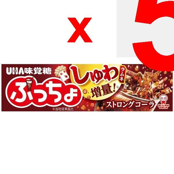UHA Pucho Stick Strong Cola 10 гран Количество таблеток внутри Pucchio было увеличено. Количество таблеток внутри Pucchio было увеличено