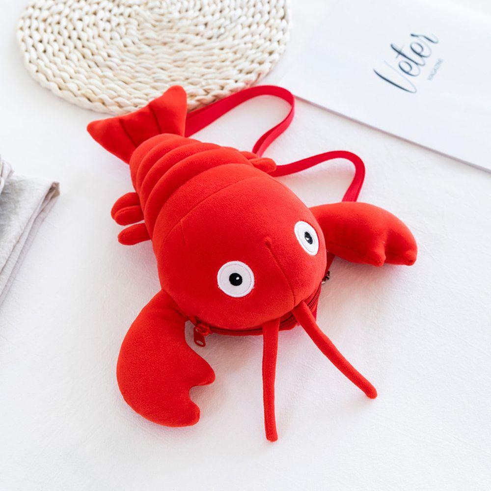 Игрушка Рождественский подарок Подарок на день рождения Сумка-мессенджер Crayfish Плюшевая сумка через плечо Плюшевая сумка через плечо