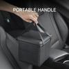 Foldable Car Handbag Holder PU Storage Box Bag Cargo Tools Tidying Package Tool Auto Trunk Organizer Box Can Be Used As a Chair