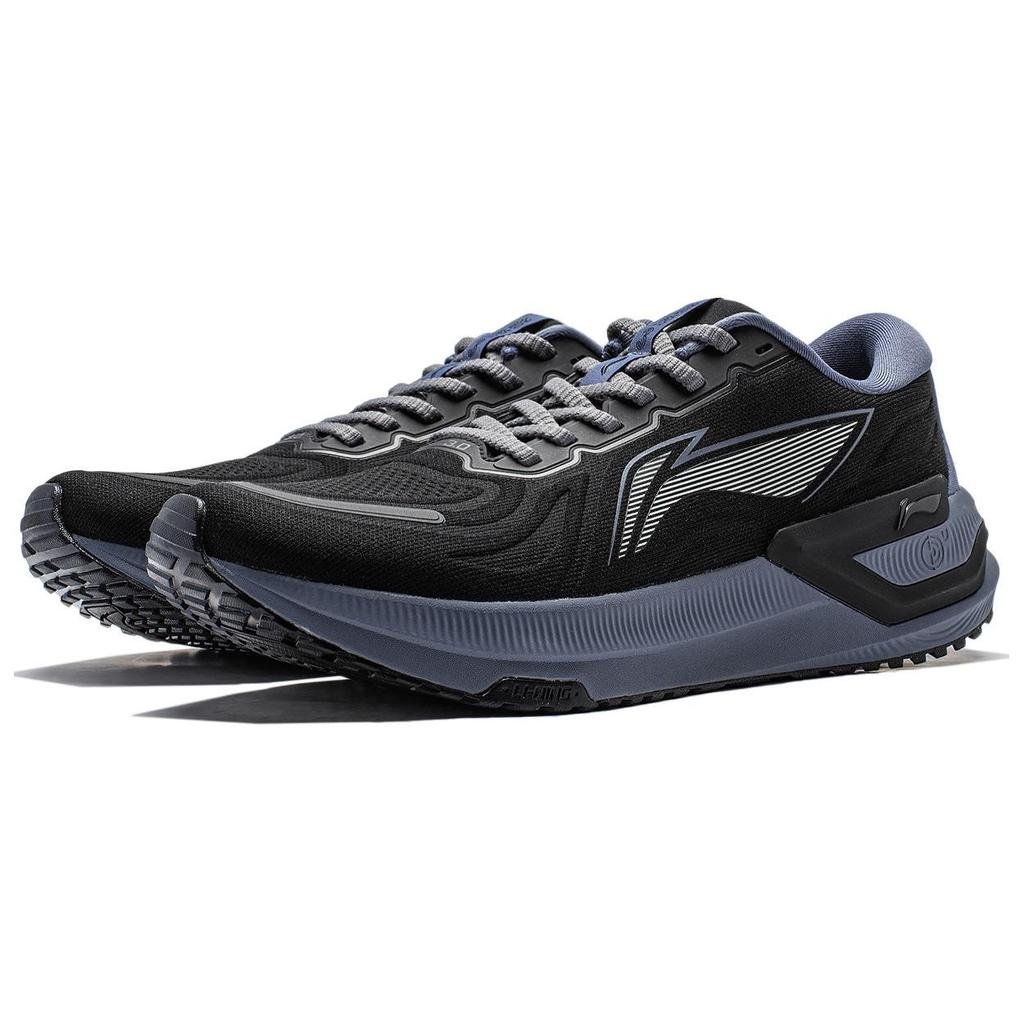 Li Ning Yue Ying 3.0 Lightweight High Resilience Shock Absorption Low Top Running Shoes Men Sneaker Black ARHU003-2