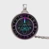 Gravity Falls Bill Cipher Time Gem Ожерелье