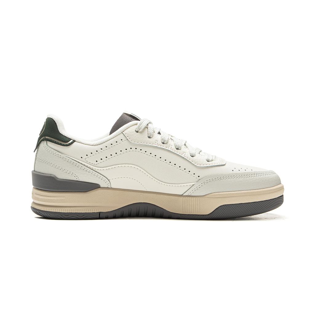 Li Ning Moon Glaze Нескользящие, Износостойкие, Дышащие Низкие Кеды для Скейтбординга Женские Бело-серые AGCV334-1