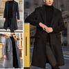 Spring And Autumn New Men's Long Windbreaker Wool Coat