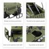 Large 1:16 Hummer field vehicle military model car armored vehicle tank missile boy 6 years old 8 children's toy car