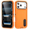 Для iPhone 17 Pro Max Чехол Прочный Бампер Гибридный 3-в-1 Конфетный Цвет Ударопрочный Подставка для Телефона Чехол Для iPhone 16 15 14 13 Pro Max 17e 16e