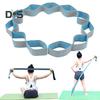 Ремень для растяжки йоги с 11 петлями, физиотерапия, пилатес, балет, танец, растяжка для ног, эластичная лента для домашнего спортзала, тренировка, эспандер