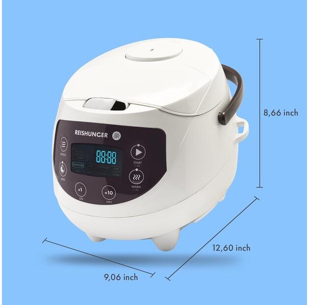 Рисоварка Reishunger Digitaler Mini, белая (542-MDRK)