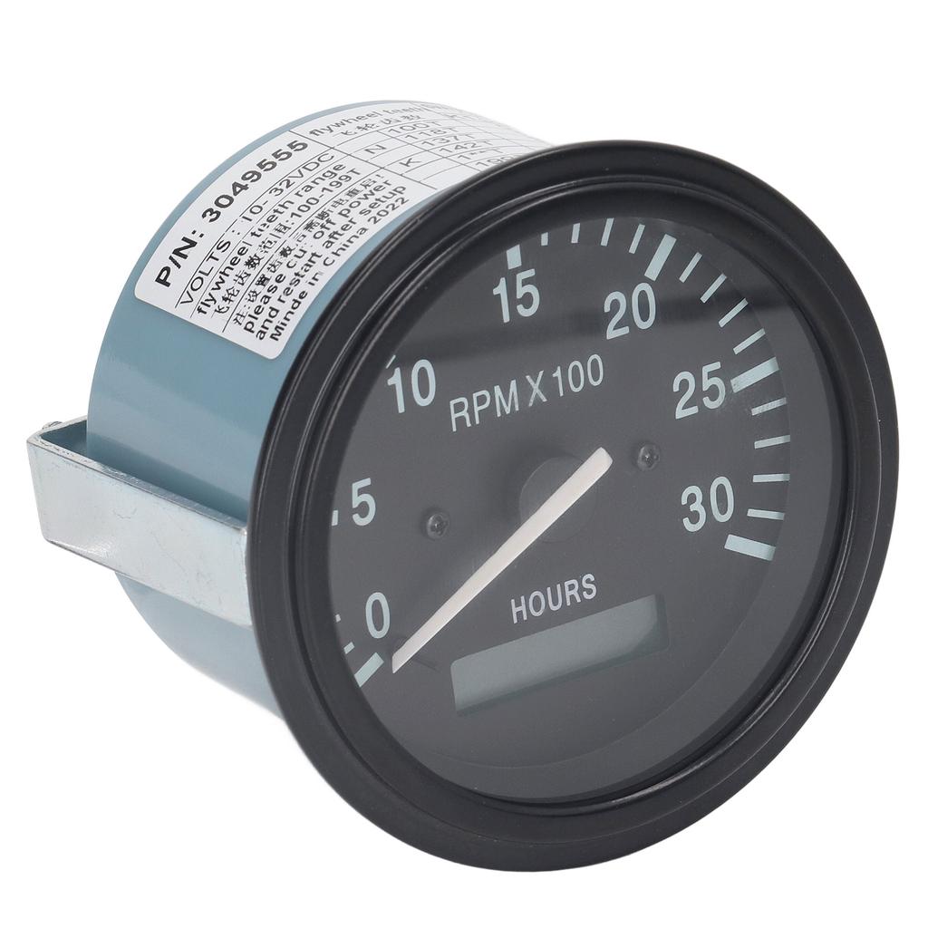 Тахометр постоянного тока от 10 до 32 В, цифровой счетчик моточасов 3049555, тахометр от 0 до 3000 об/мин для генераторных установок