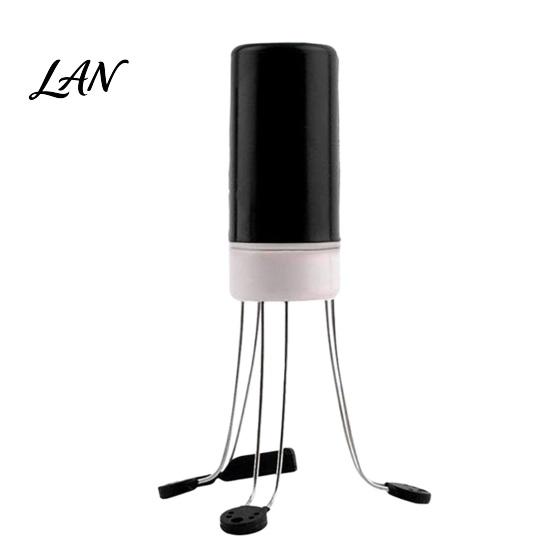 Automatic Whisk for Gravy Hands Free Kitchen Mixer, 3 Speed Settings Battery Operated Silicone Mixing Tool Gadget, Triangular Stable Base Cordless