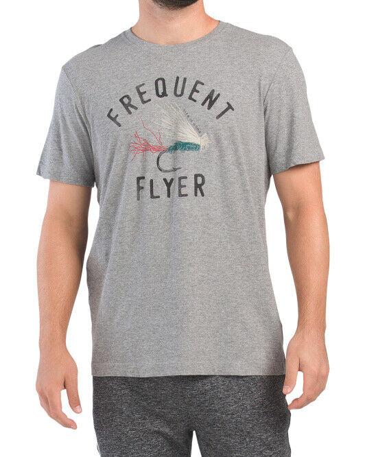 Футболка унисекс «Life Is Good» с надписью «Часто летающие пассажиры» Хизер