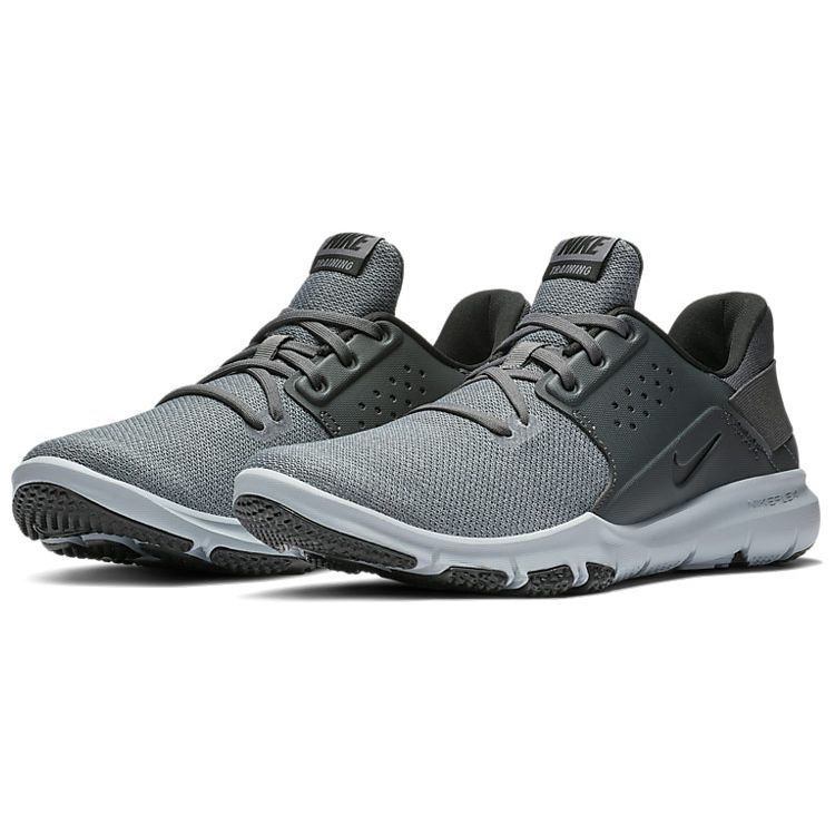 Nike Мужские кроссовки Flex Control TR3 антрацитовые черные темно-серые AJ5911-010