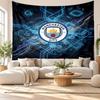 Manchester City Wall Tapestry, Soft Fabric Wall Hanging, Decorative Backdrop For Bedroom Home Wall Art
