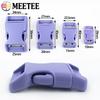Meetee 10/20Pcs 10-25mm Plastic Side Release Buckle Bracelet Buckles Bag Strap Adjustable Dog Collar Clasp Leather Accessories