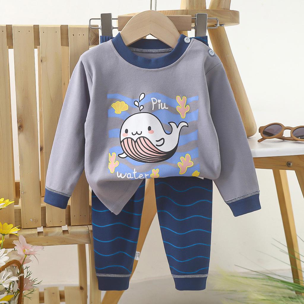 Cotton Underwear Set for Children Boys Warm Autumn Clothes for Girls Home Clothes Set