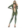 Женщины Мужчины Животные Змея Питон 3D Печатный Комбинезон Унисекс Панк Мышцы Хэллоуин Косплей Костюмы Взрослые Партии Ролевые Игры Одеваются Наряд