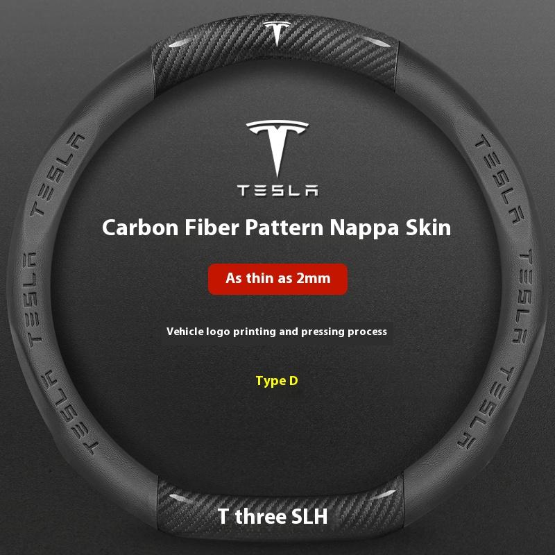 AME1 Car Steering Wheel Cover For Tesla Model 3 Model S Model Y Model X Roadster 2019-2025 Auto interior Steering Wheel Accessories