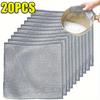 5/20pcs Wire Cleaning Cloth Double-sided Thickened Metal Silver Wire Rags Kitchen Dish Pot Washdishing Cloths Towel Clean Tools