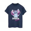 Womens/Ladies Lilo And Stitch Ohana Forever Heart Cotton Boyfriend T-Shirt