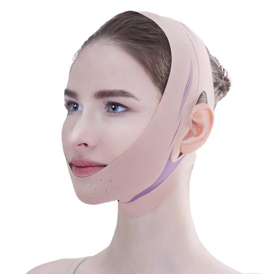 V Line Lifting Mask Chin Strap for Women Face Slimming Strap Reusable V Line Mask Prevent Sagging Jaw Exerciser