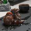 Пиксиу Водный Прыск Чайный Питомец Дом Китайское Настольное Украшение Фигурки Фиолетовая Глина Чайное Искусство Аксессуары для Чайной Церемонии Чайный Набор