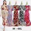 Elegant Floral Embroidered O-neck Vintage Lantern Short Sleeve Chic Slim Mermaid Dress French Evening Women High Street Clothing