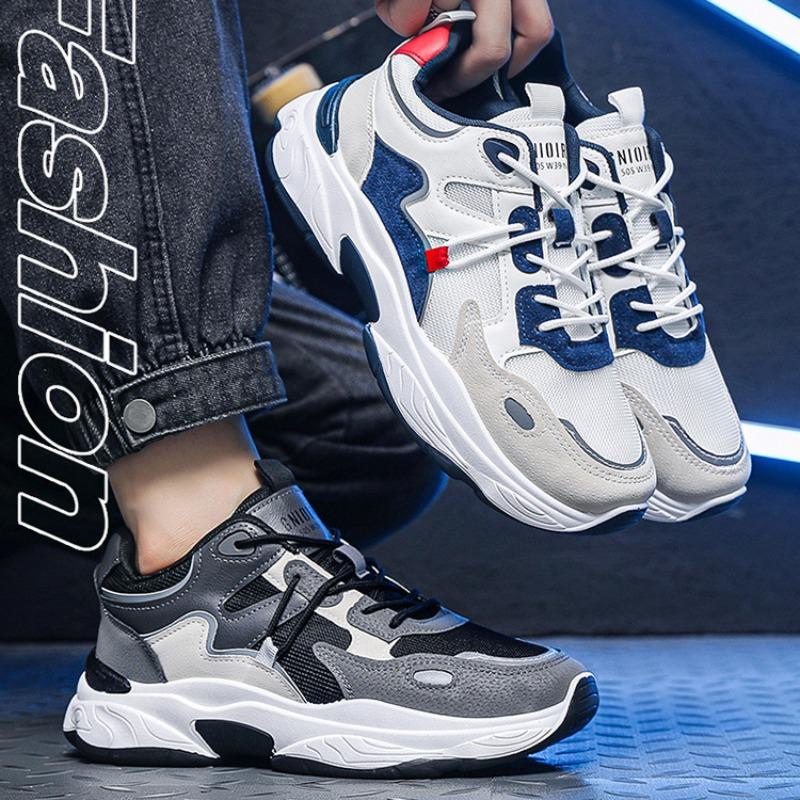 Новые мужские кроссовки, дизайнерские универсальные повседневные туфли на шнуровке и платформе, модные мужские кроссовки для тенниса, бега, Zapatillas De Hombre