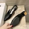 Слайды наружные заостренные носки женские тапочки и сандалии женские туфли на низком каблуке туфли-лодочки корейский стиль eva новинки распродажа цена