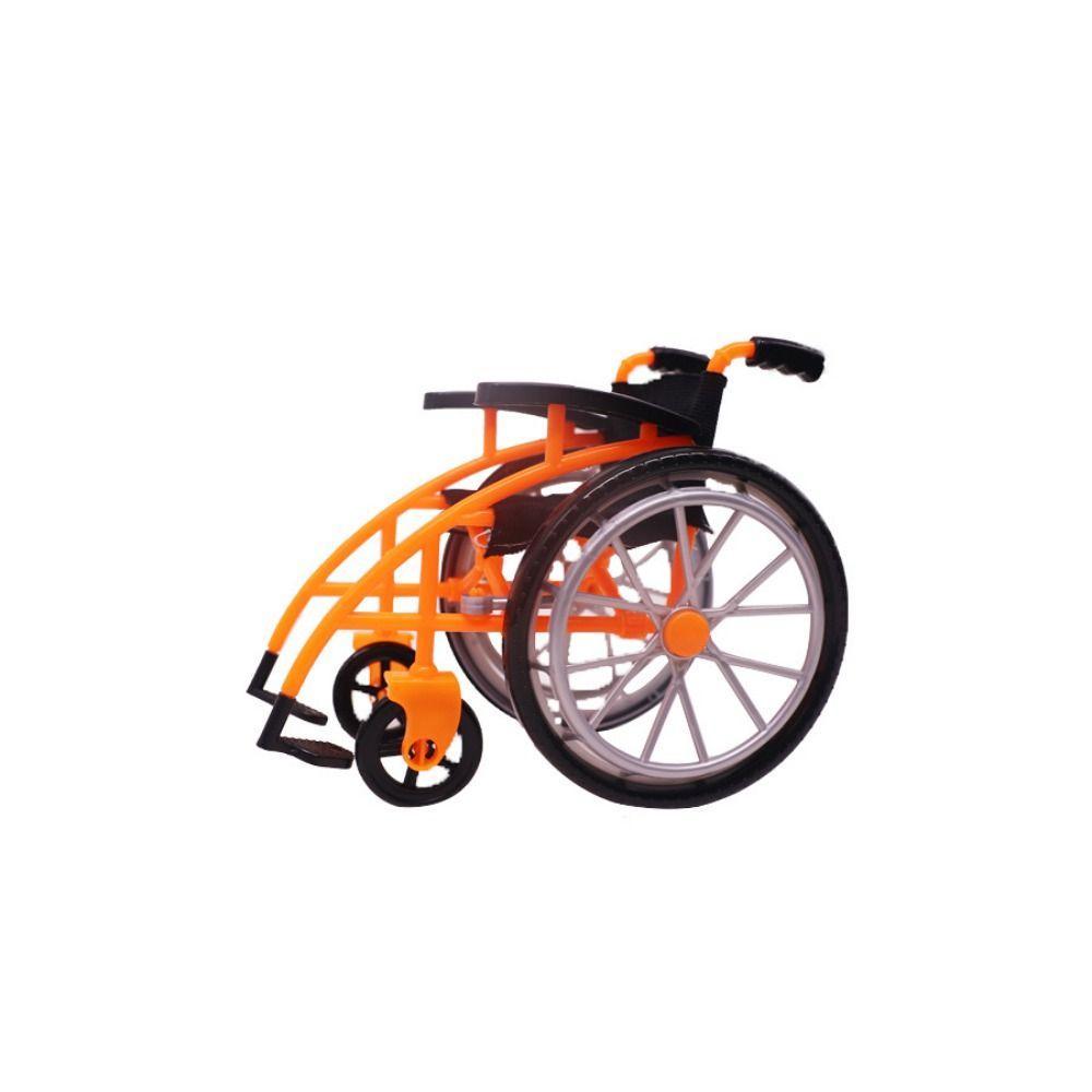 DIY Dollhouse Crutch Model Children Gits Dollhouse Decor Miniature Wheelchair Furniture Toy
