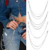 Jeans Jewerly Punk Jewelry Hip Hop Waist Chain Pants Chain Trousers Decoration Chain Keychain
