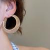 Vintage Leopard Print Earrings Trendy C-shaped Earring Set Simple Geometric Earrings Set  Women